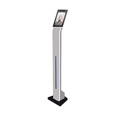 Montaje de piso lector facial ZKTeco